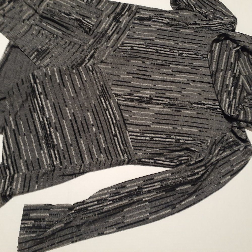 Size 12 warm black and silver top